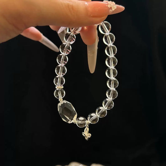Clear Quartz Crystal Bracelet · S063