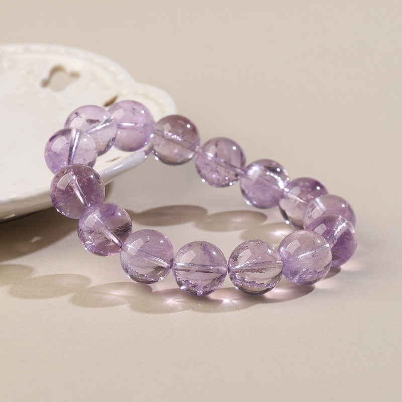 Amethyst Crystal Bracelet with Couple
