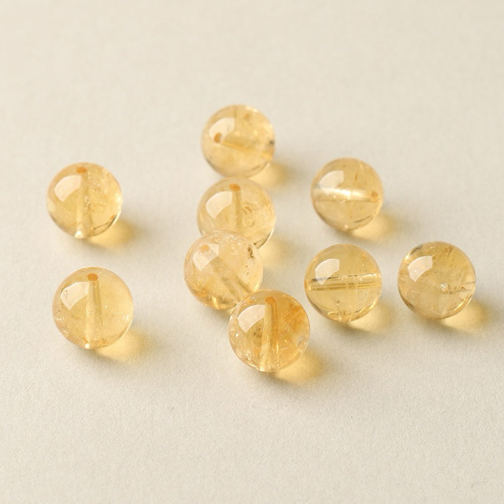 Citrine Single Crystal Bead with Customizable