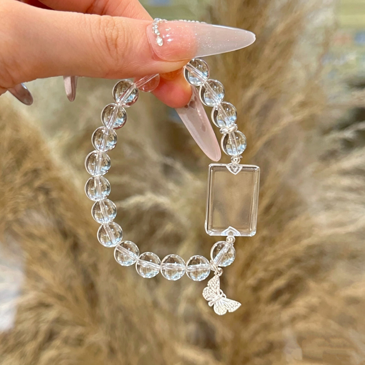 Clear Quartz Crystal Bracelet