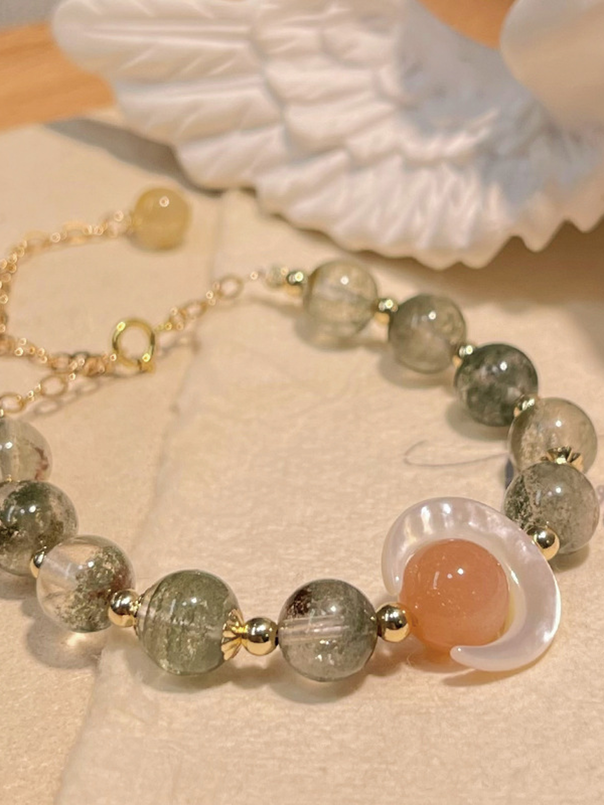 Natural Natural Crystal Bracelet with Couple