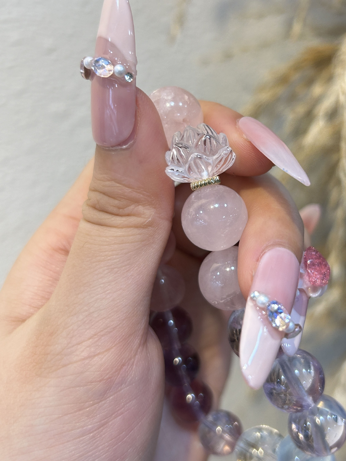 Natural Crystal Bracelet with Couple