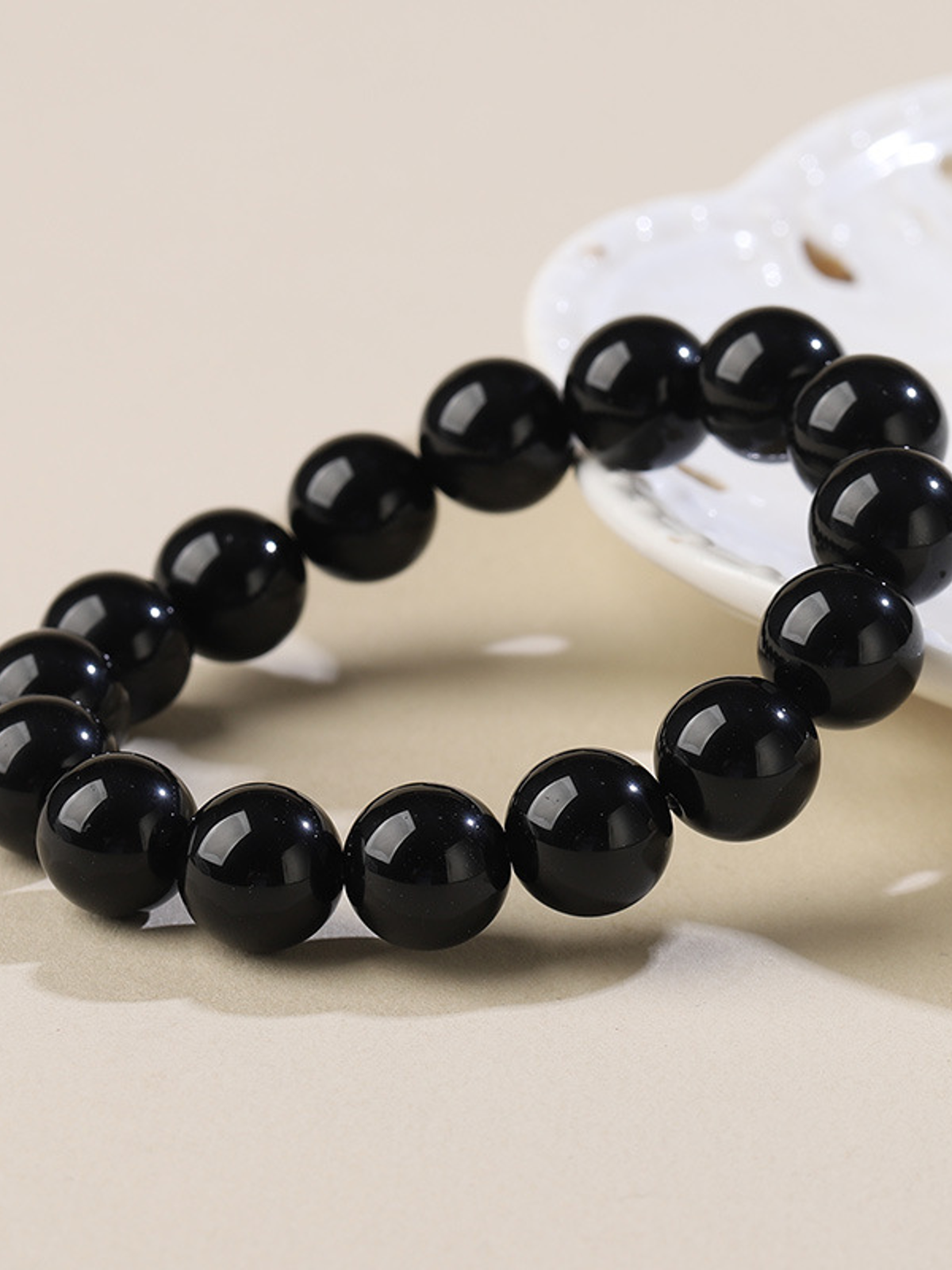 Obsidian Crystal Bracelet with Couple