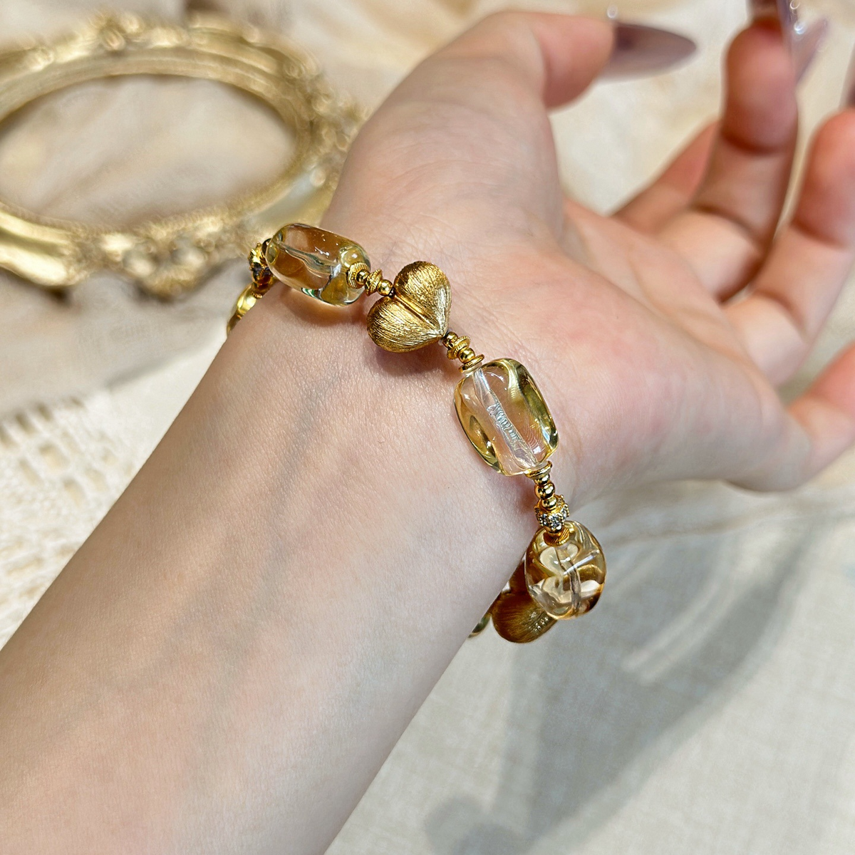 Citrine Crystal Bracelet