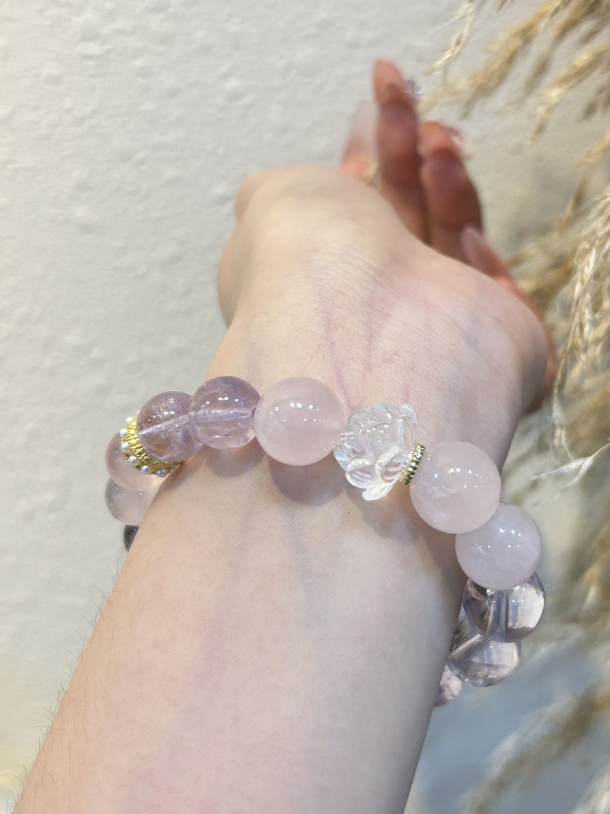 Natural Crystal Bracelet with Couple