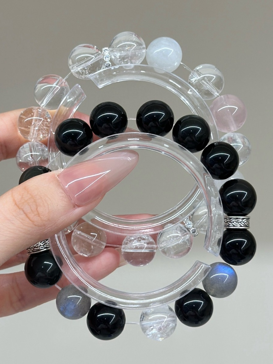 Natural Natural Crystal Bracelet with Couple