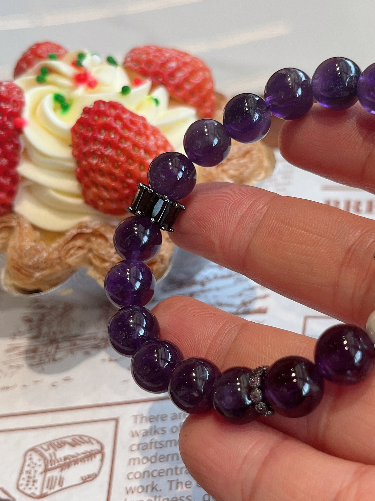 Amethyst Crystal Bracelet