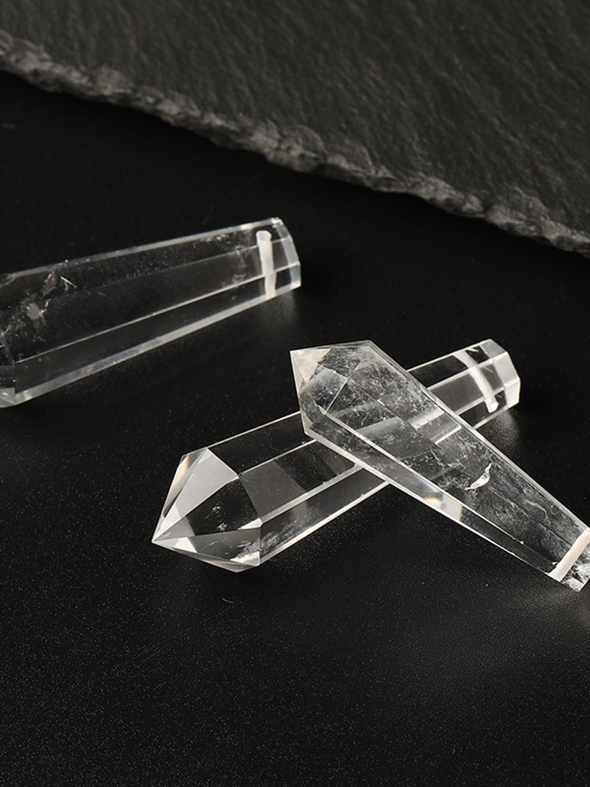 Natural Crystal Single Crystal Bead with Couple