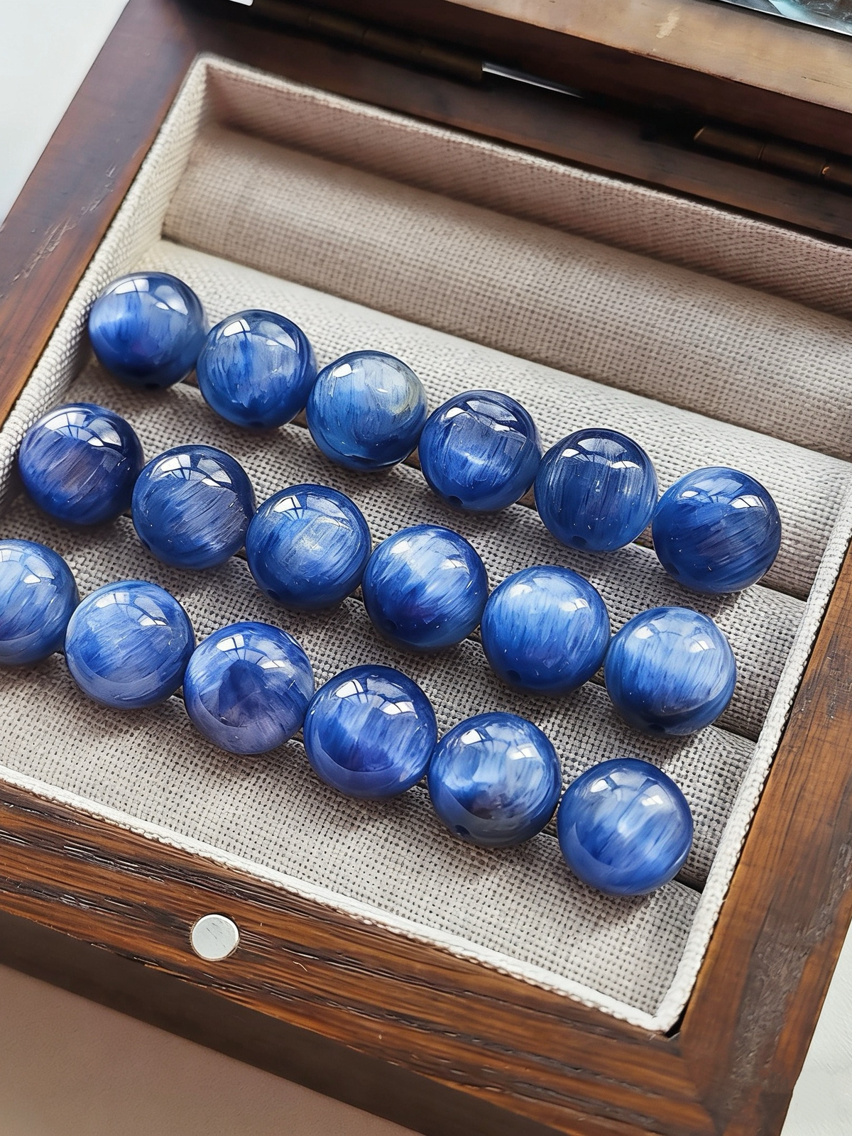 Kyanite Single Crystal Bead with Customizable