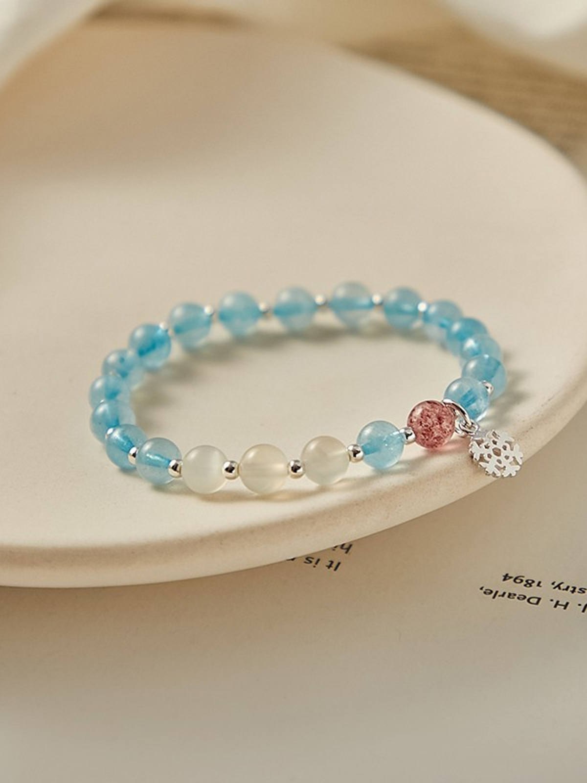 Natural Natural Crystal Bracelet with Couple