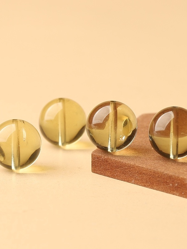 Citrine Single Crystal Bead with Customizable