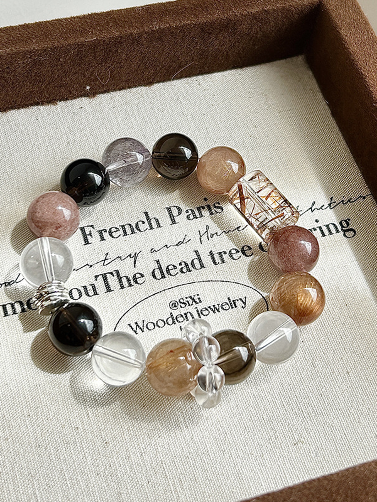 Amethyst Crystal Bracelet with Couple