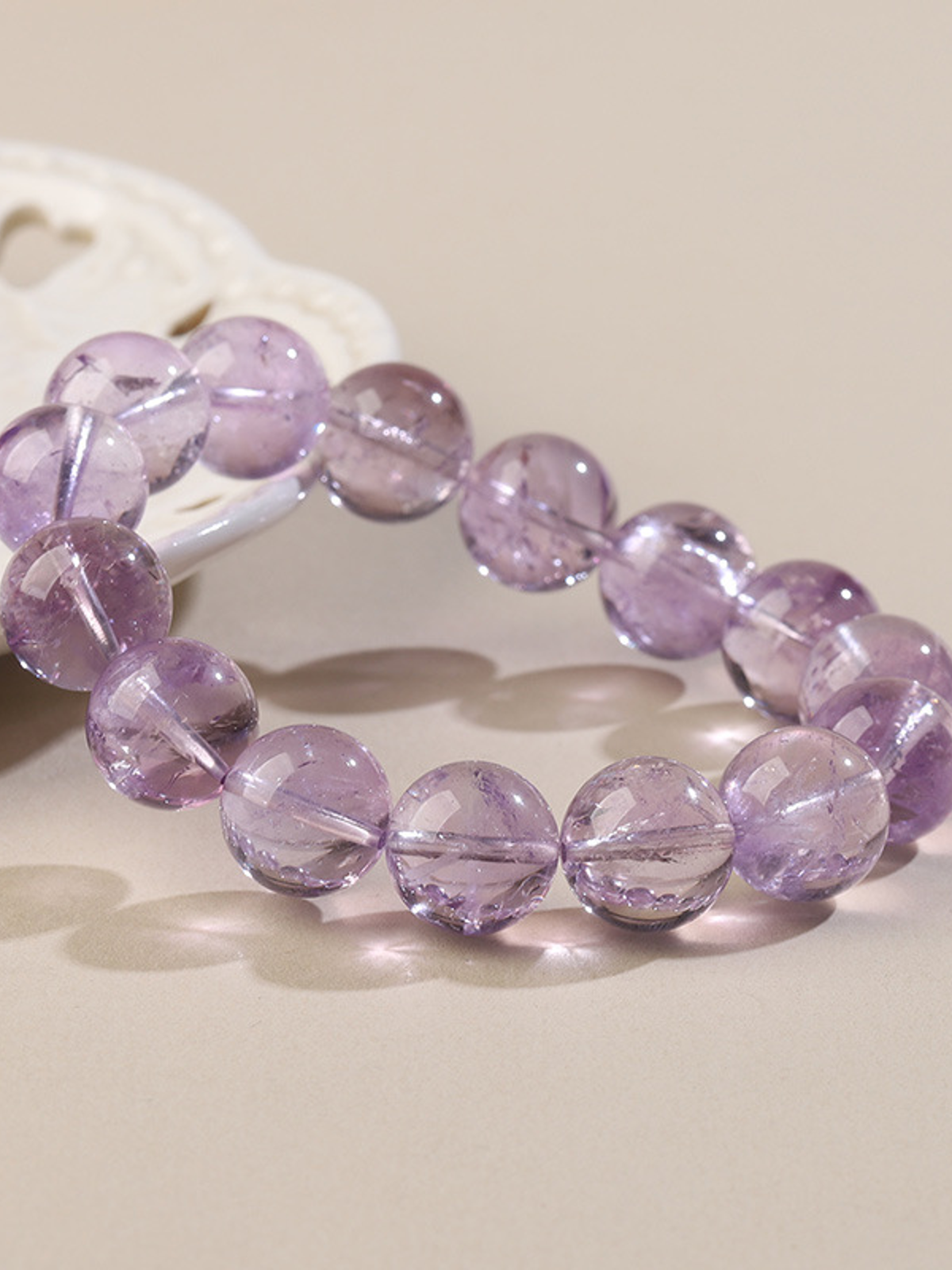 Amethyst Crystal Bracelet with Couple