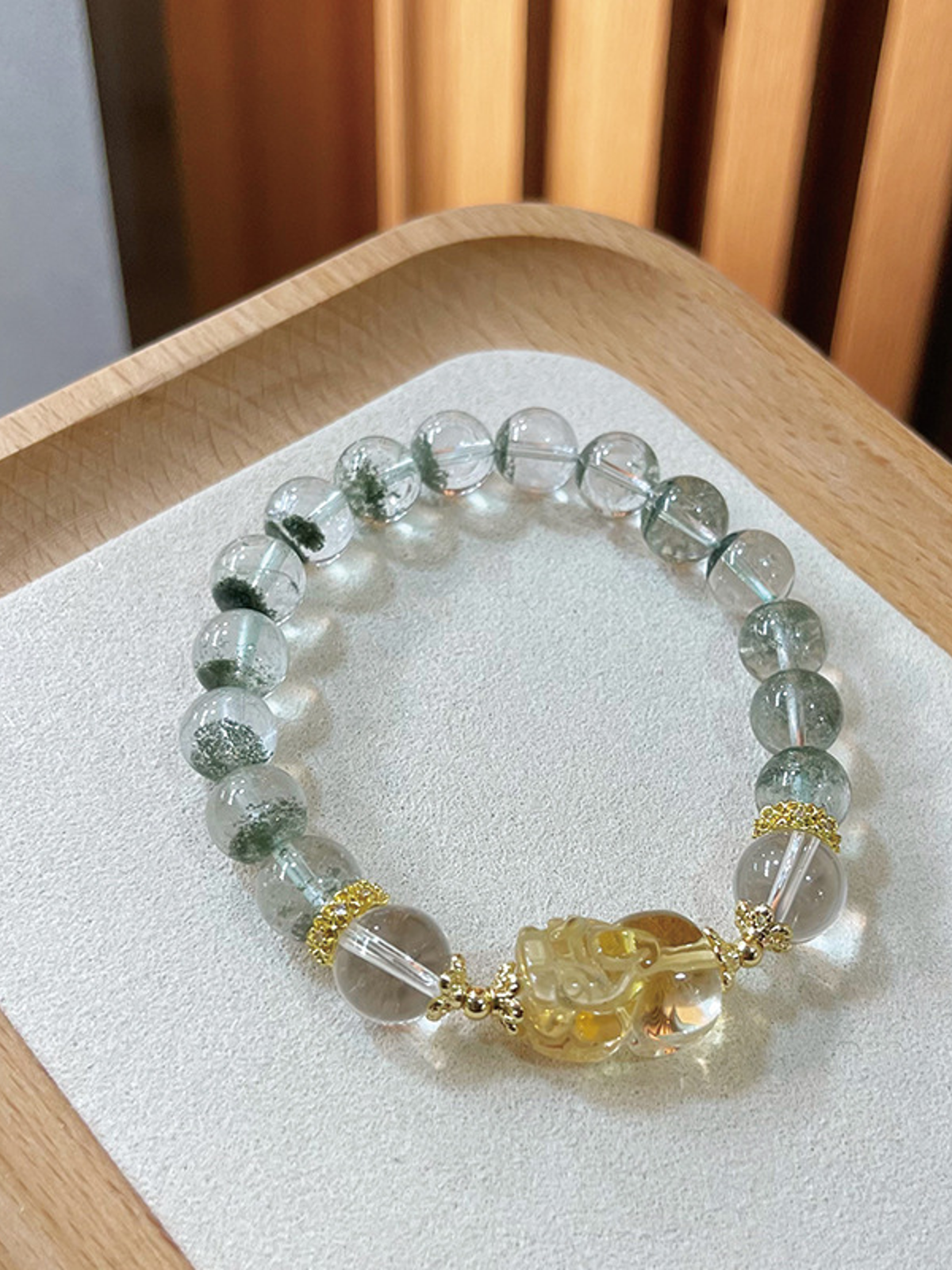 Natural Natural Crystal Bracelet with Couple