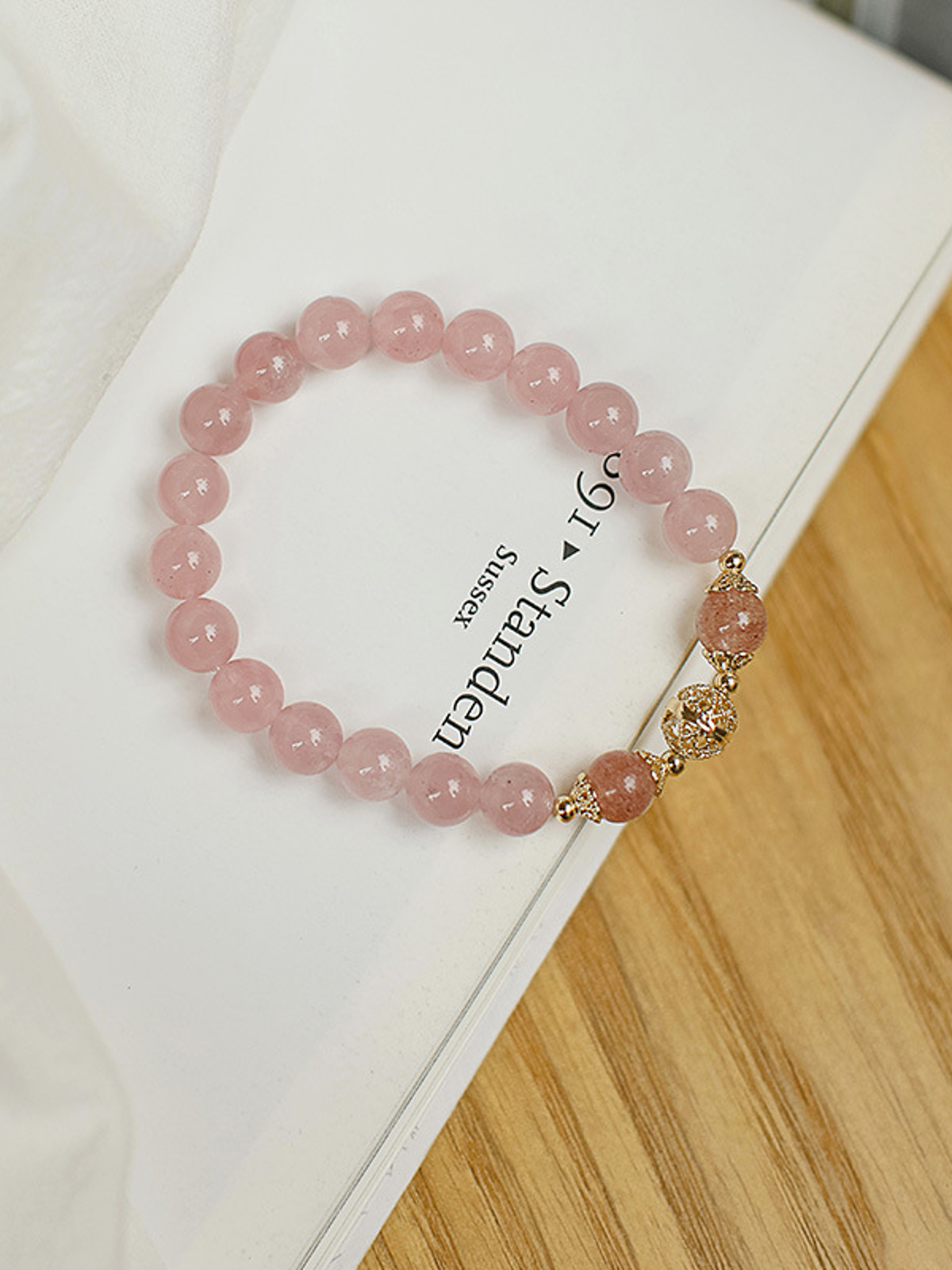 Natural Crystal Bracelet with Couple