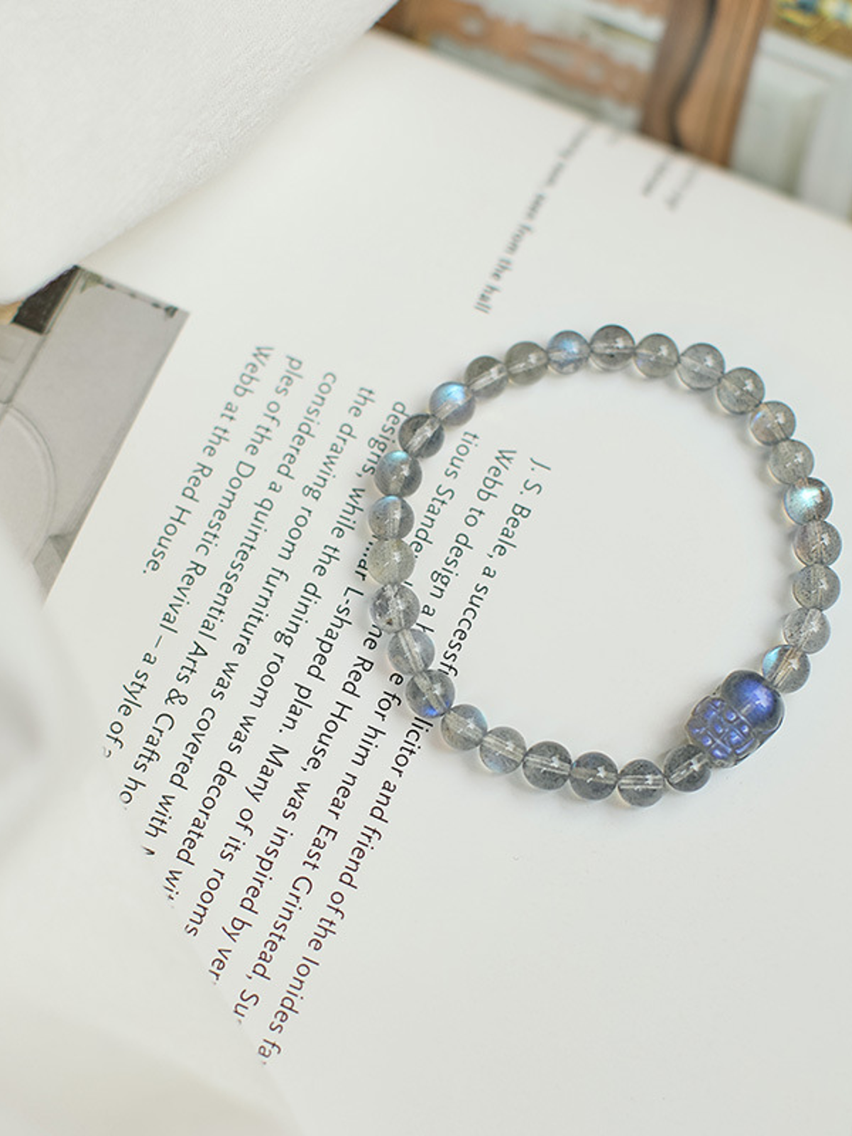 Natural Crystal Bracelet with Couple & Pixiu