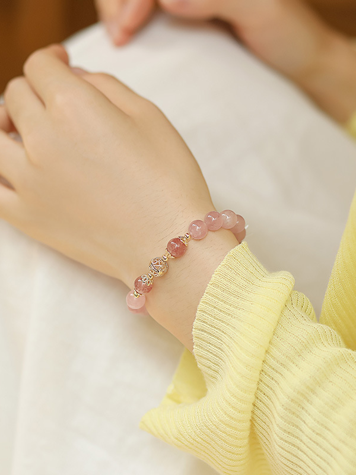 Natural Crystal Bracelet with Couple
