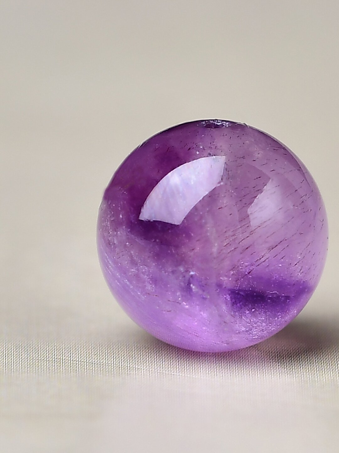 Natural Crystal Single Crystal Bead with Couple