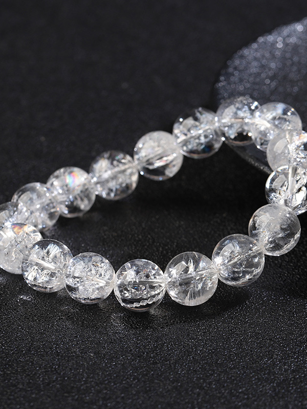 Clear Quartz Crystal Bracelet with Couple