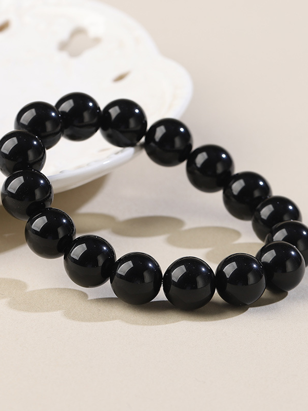 Obsidian Crystal Bracelet with Couple