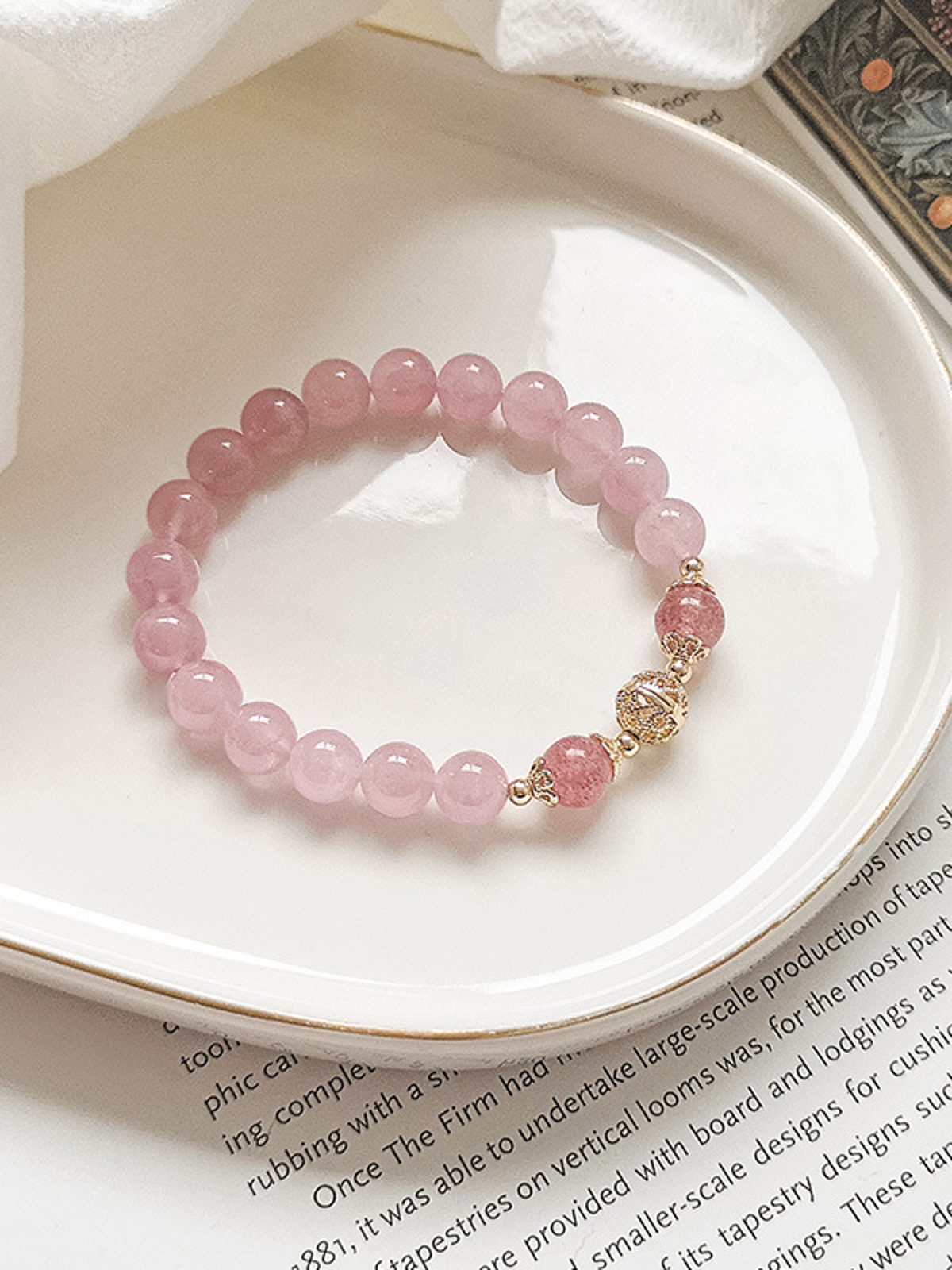 Natural Crystal Bracelet with Couple