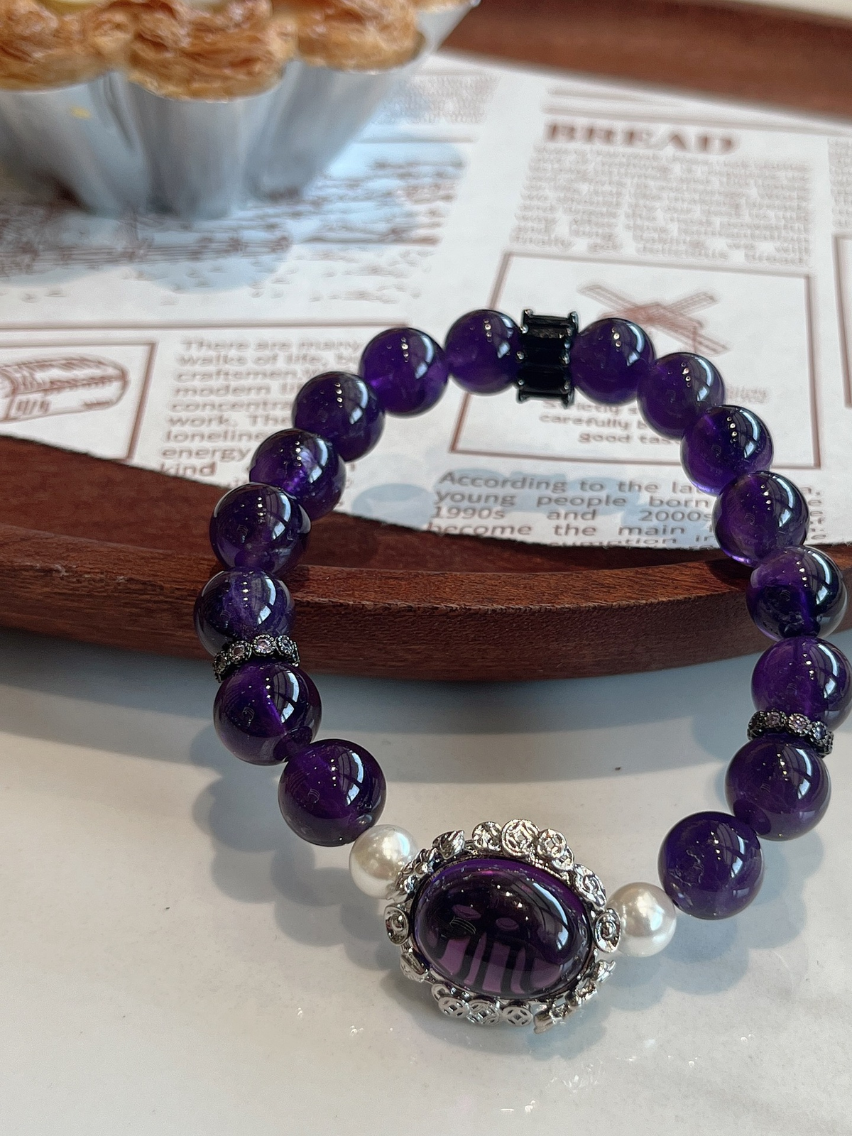 Amethyst Crystal Bracelet