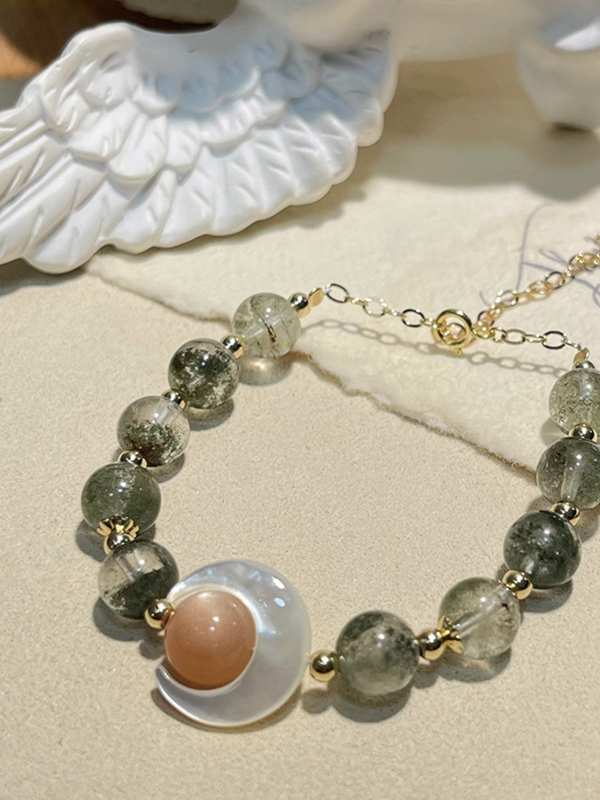 Natural Natural Crystal Bracelet with Couple
