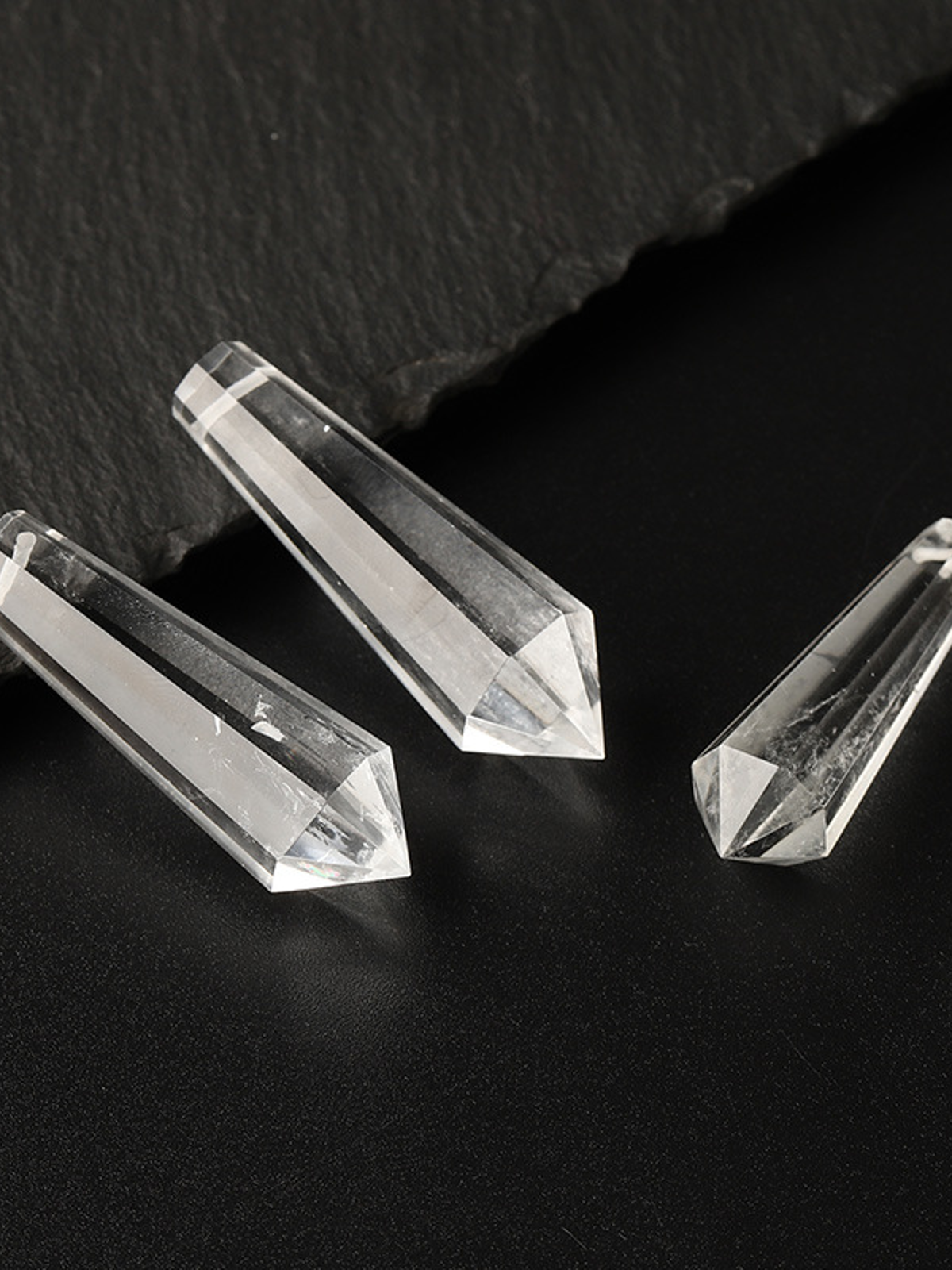 Natural Crystal Single Crystal Bead with Couple