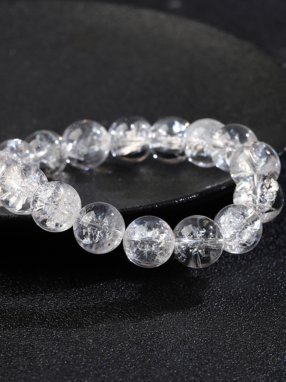 Clear Quartz Crystal Bracelet with Couple