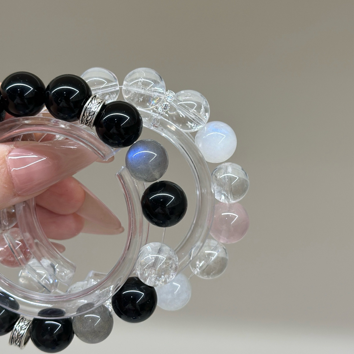 Natural Natural Crystal Bracelet with Couple